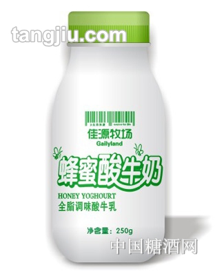 佳源牧场蜂蜜牛奶250ml