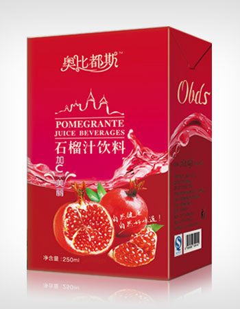 石榴汁饮料盒装