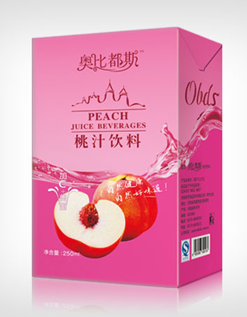 桃汁饮料盒装