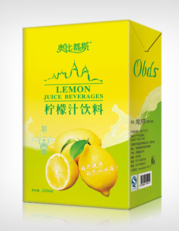 柠檬汁饮料盒装
