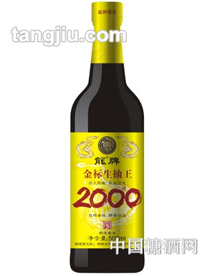 龙牌金标生抽王2000-500ml