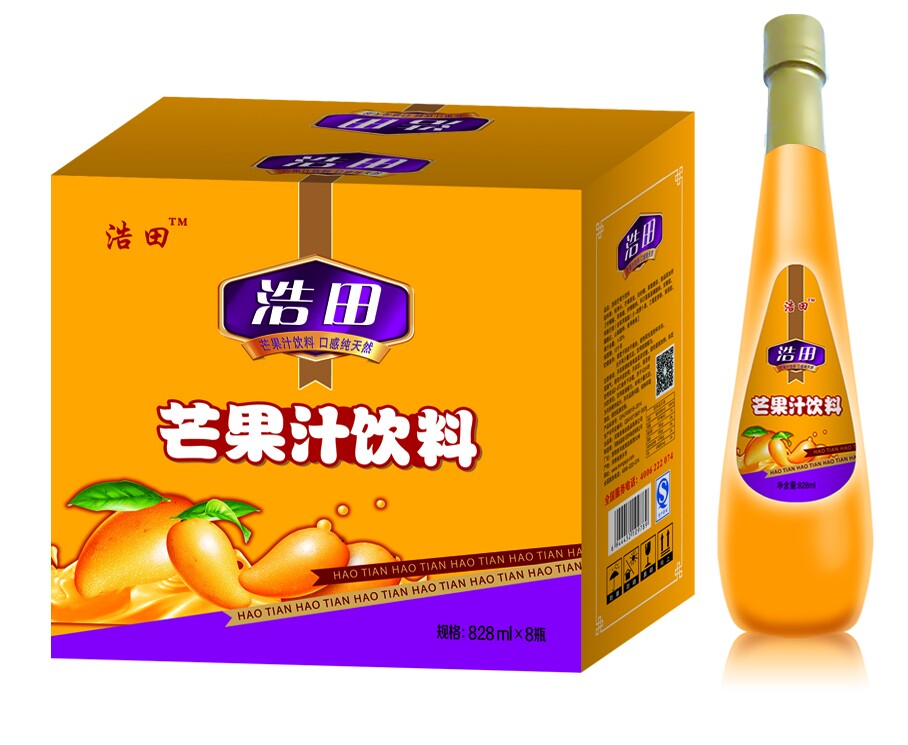 河南美格丝浩田828ml芒果汁