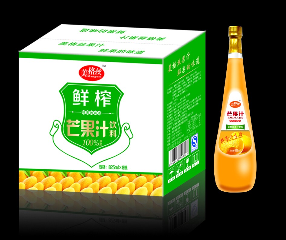 美格丝825ml芒果汁