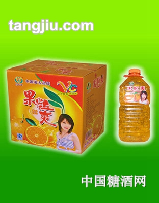甘乐美果粒爽果味饮料2L