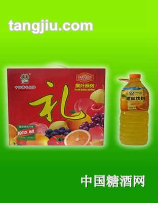 甘乐美果汁礼盒2L
