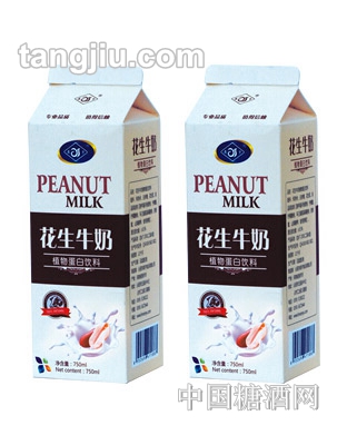 甘乐美花生牛奶750ml