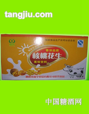 甘乐美核桃花生果味饮料200g