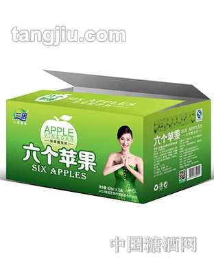 三诺六个苹果苹果醋（青）标箱