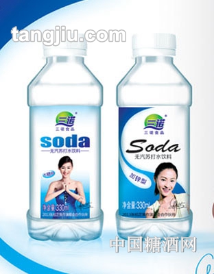 三诺soda无汽苏打水380ml