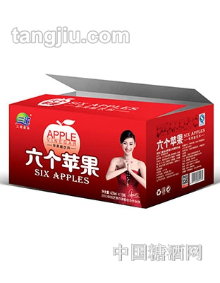 三诺六个苹果苹果醋饮料标箱