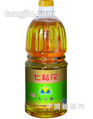 七彩花一级大豆油1800ml