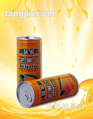 240ml优蜜易拉罐芒果汁