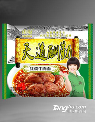 豫元天道酬勤红烧味泡面95g