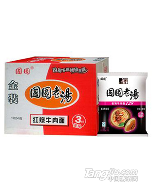 国圆老汤红烧牛肉面95g