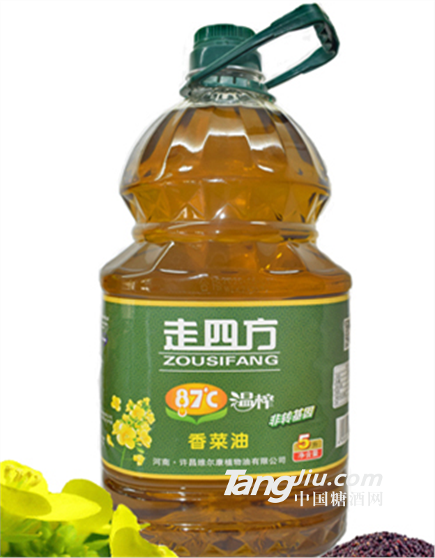 走四方5L 87度温榨香菜油