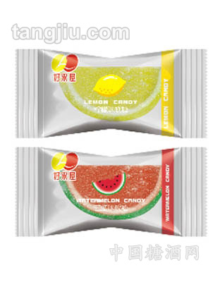 西瓜片、柠檬片软糖