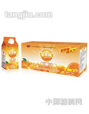 昊莱福鲜橙汁500ml