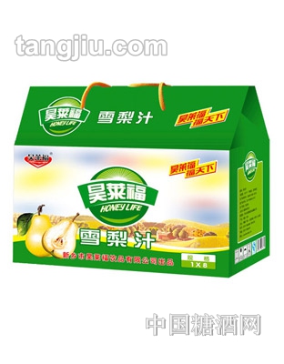 昊莱福雪梨汁饮料310ml