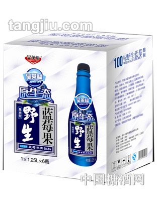 昊莱福野生蓝莓汁1250ml