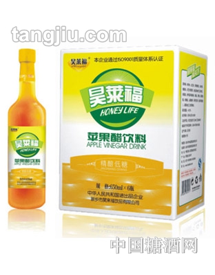 昊莱福苹果醋饮料650ml
