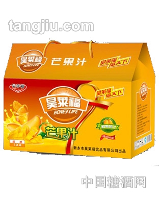 昊莱福芒果汁礼盒310ml