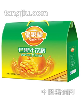 昊莱福芒果汁礼盒500ml