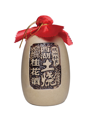普通圆瓶桂花酒