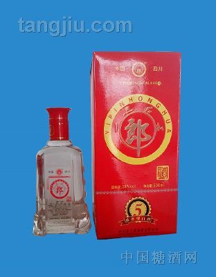 一品红花郎5年浓香型白酒