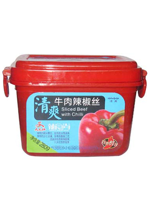清爽牛肉辣椒丝