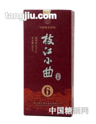 枝江小曲酒6年45度