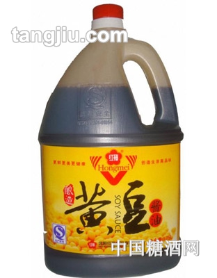 红梅黄豆酱油1.75L
