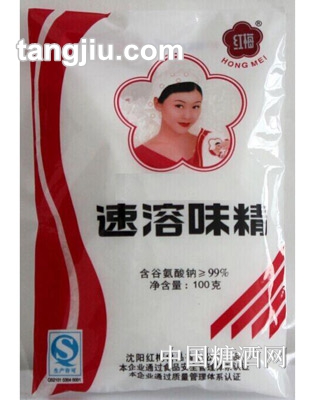 红梅速溶味精100g