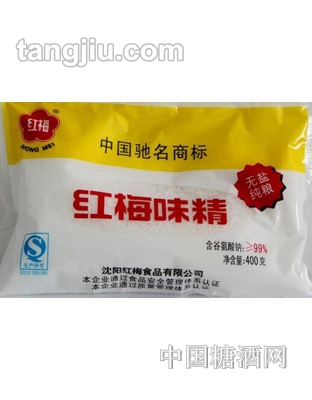 红梅横袋味精400g