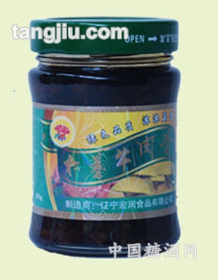 风味松蘑牛肉酱