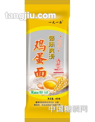 一天一面鸡蛋面450g
