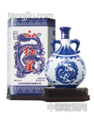 52度珍品红星二锅头酒（青花瓶）750ml