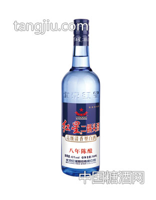 43度红星二锅头酒（八年陈酿）750ml