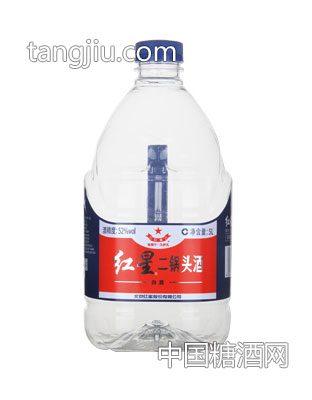 52度红星二锅头酒（新）5L