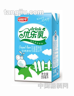 和平优乐乳原味饮料250ml