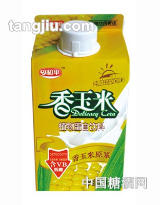 和平香玉米植物蛋白饮料450ml