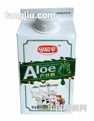 和平芦荟奶乳酸菌饮料450ml