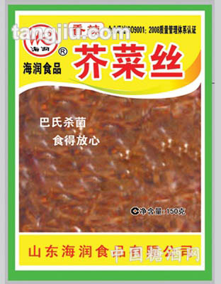 香辣芥菜丝150g