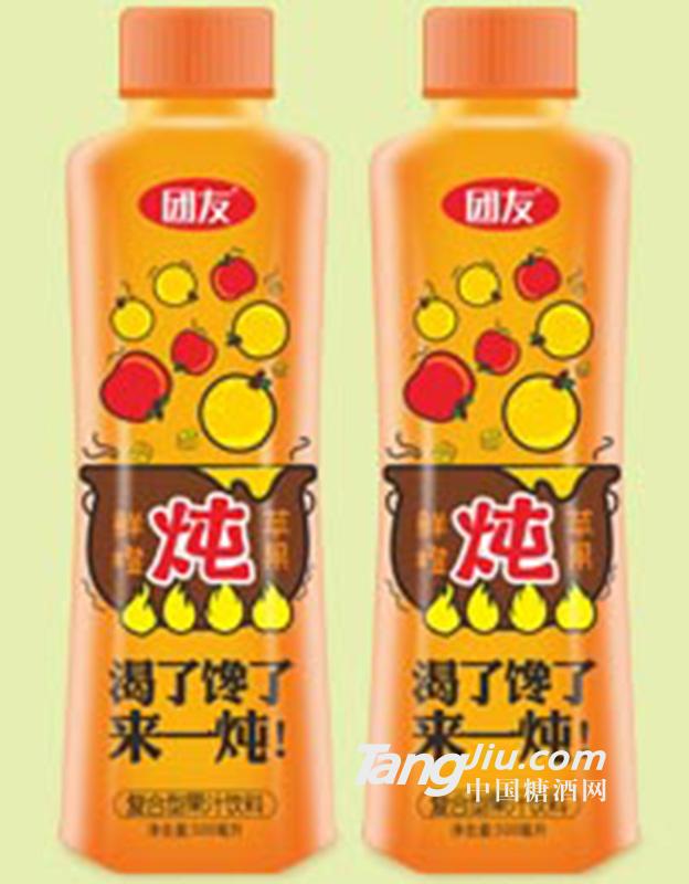 团友鲜橙炖苹果500ml