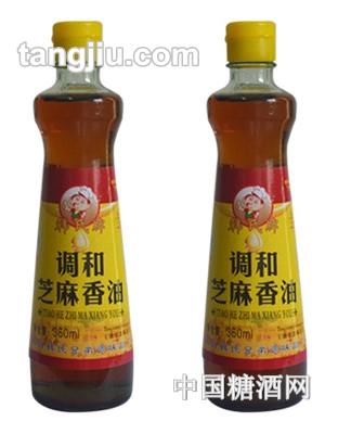 韩氏牌调和芝麻香油360ml