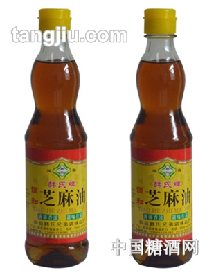 韩氏调和芝麻油350ml