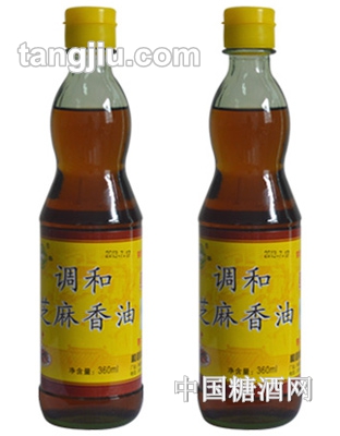 韩氏调和芝麻香油360ml