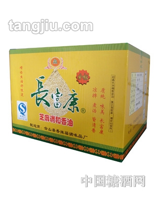 长福康芝麻调和香油箱装