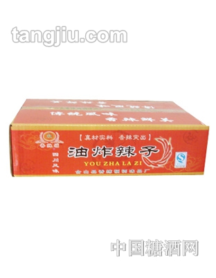 香辣福油炸辣子箱装