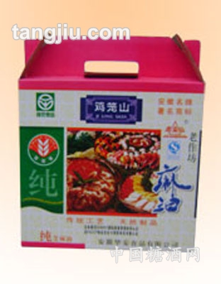 麻油包装白色装