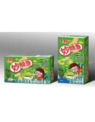 红了妙脆鱼鲜香海苔味盒装